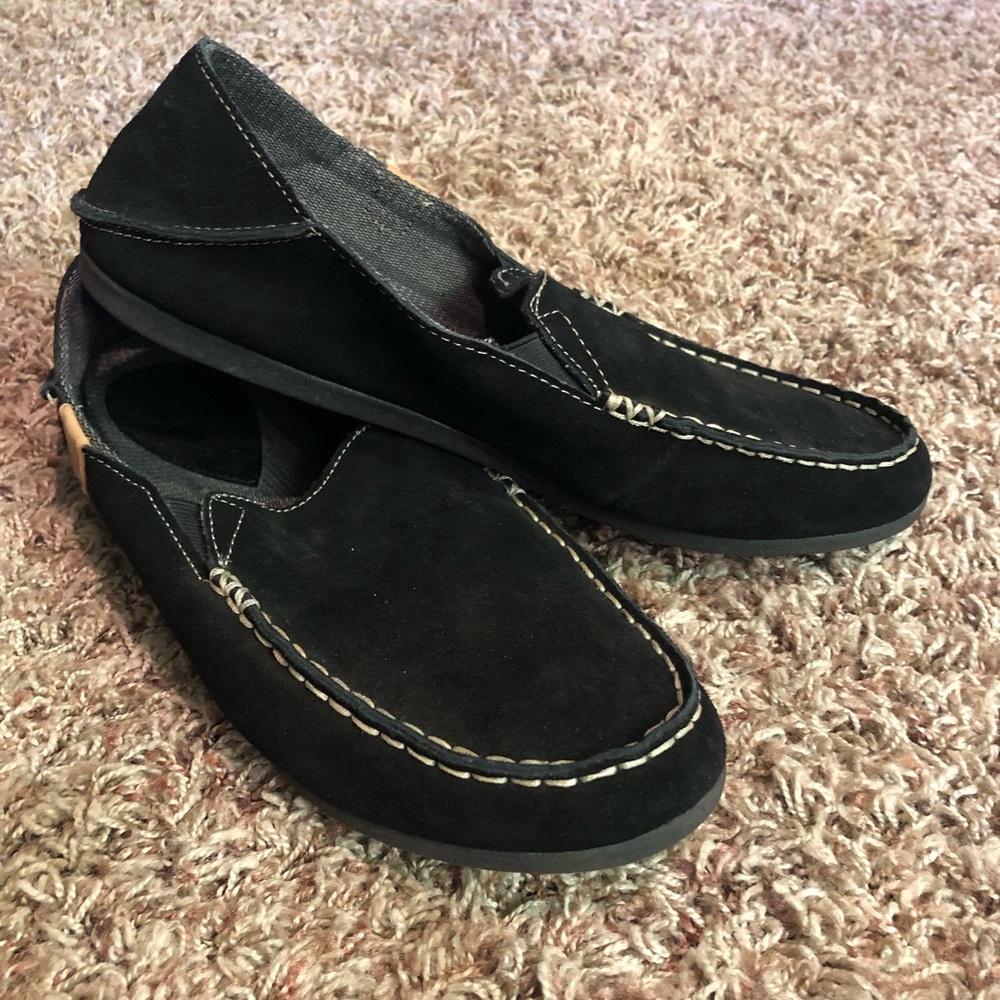 Black Comfy Yellow Box Loafers